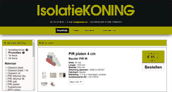 Desktop Screenshot of isolatiekoning.be